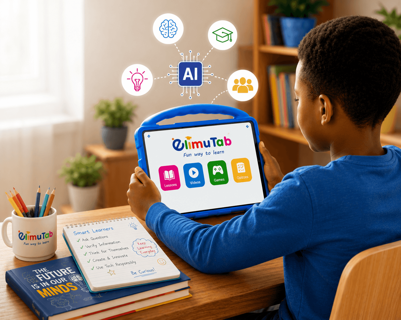 AI in education with elimuTab